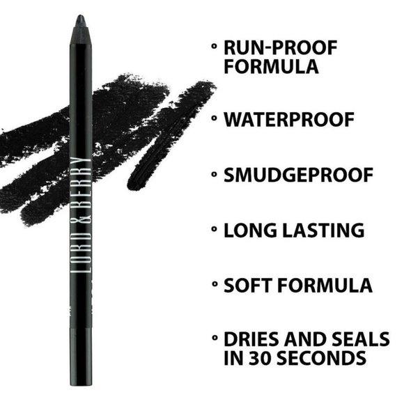 LORD & BERRY Mascara Boost + Smudgeproof Liner Kit , Both in Black, NEW - Picture 3 of 10
